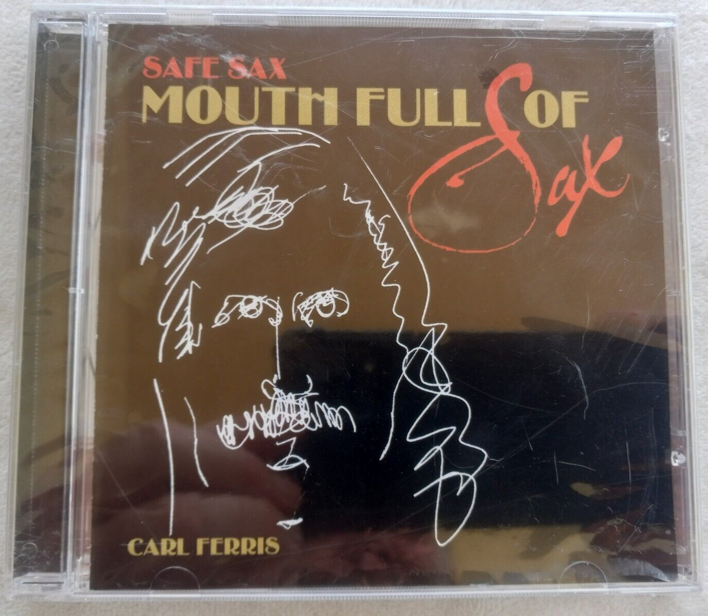 NEW SEALED Safe Sax Mouth Full Of Sax By Carl Ferris CD