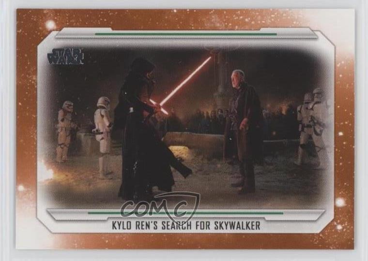 2019 Topps Star Wars Skywalker Saga arancione Kylo Ren 's Ricerca per #85 2k3