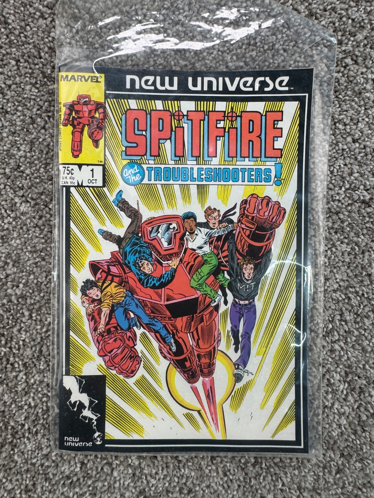 Spitfire and the Troubleshooters #1 1986 Marvel New Universe Direct Comic Book