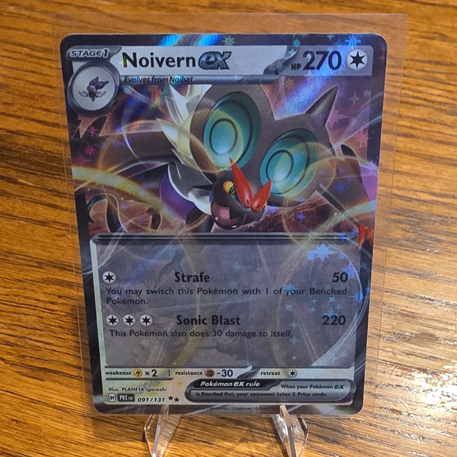 The Pokemon Company Noivern ex #091/131 Prismatic Evolutions Holo 270 HP