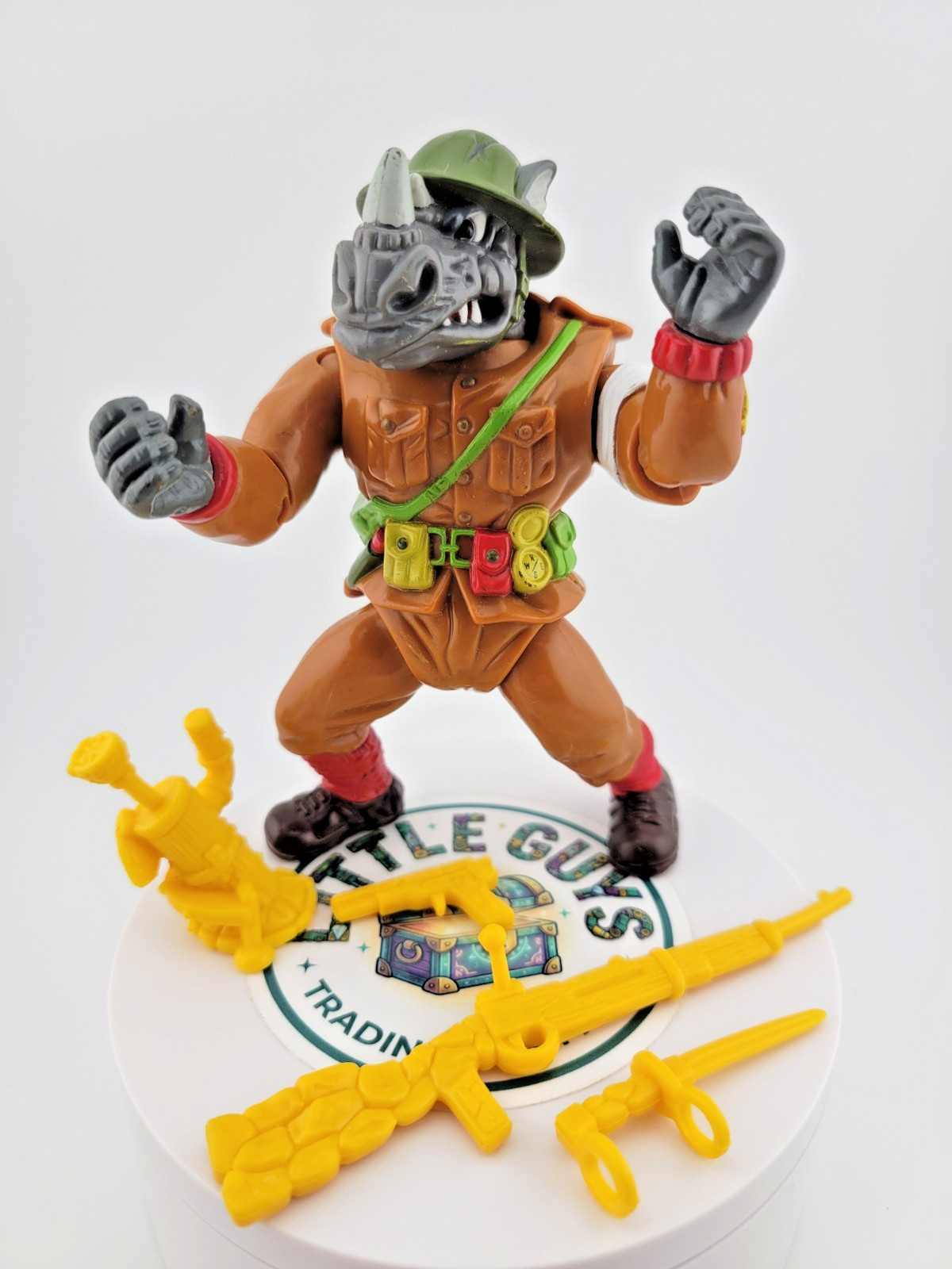 Vintage TMNT Mutant Military Dimwit Doughboy Rocksteady Complete 1992