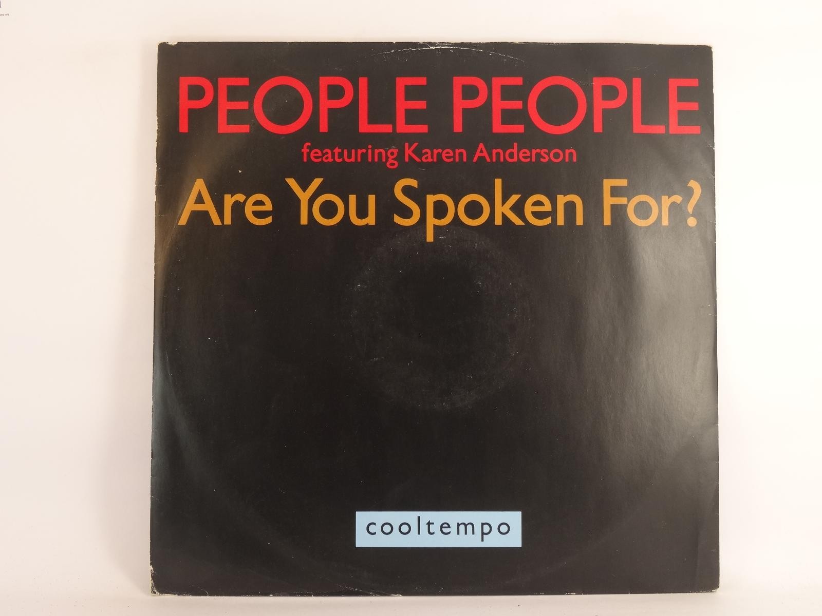 PEOPLE PEOPLE (FT. KAREN ANDERSON) ARE YOU SPOKEN FOR? (16) 3 Track 12" Single p