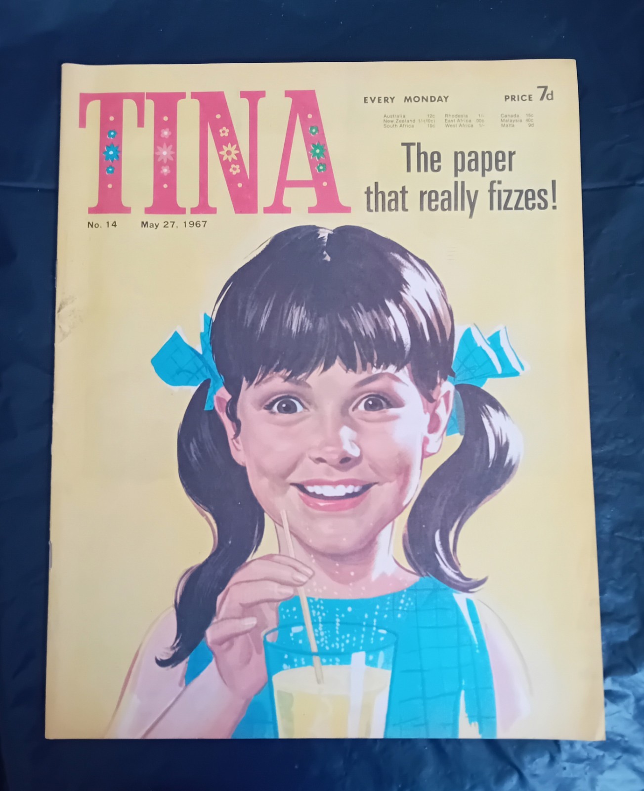 TINA comic #14 (27/05/1967). Jane Bond/Trolls/Black Beauty. FN-