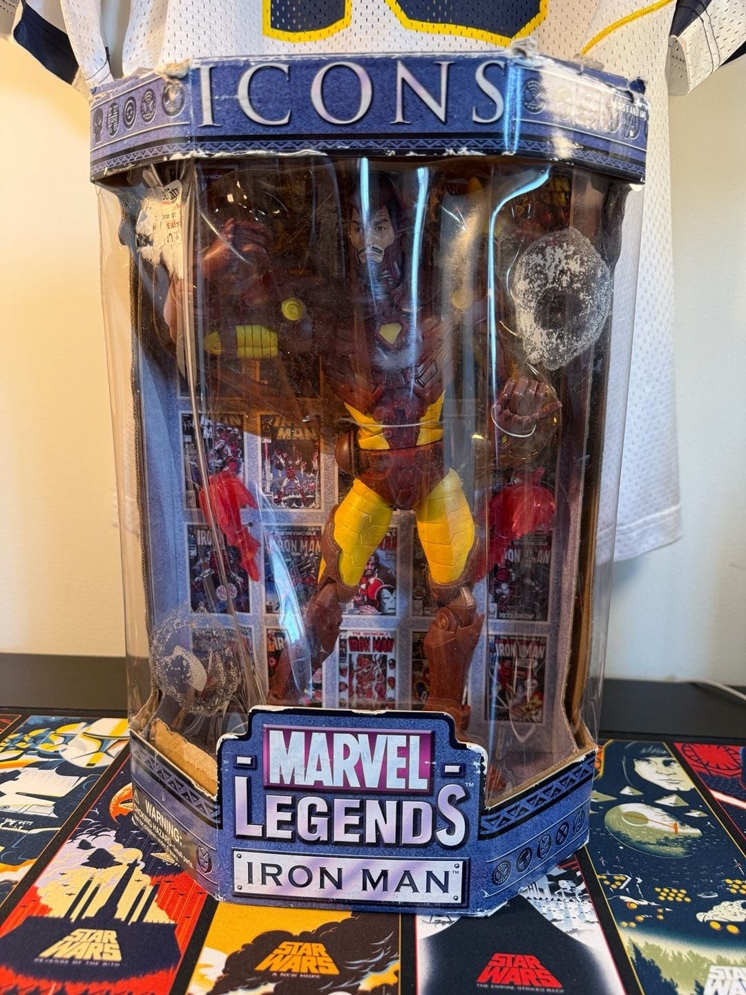 Marvel Legends Icons Iron Man 2006 Modellino 12 pollici con libro
