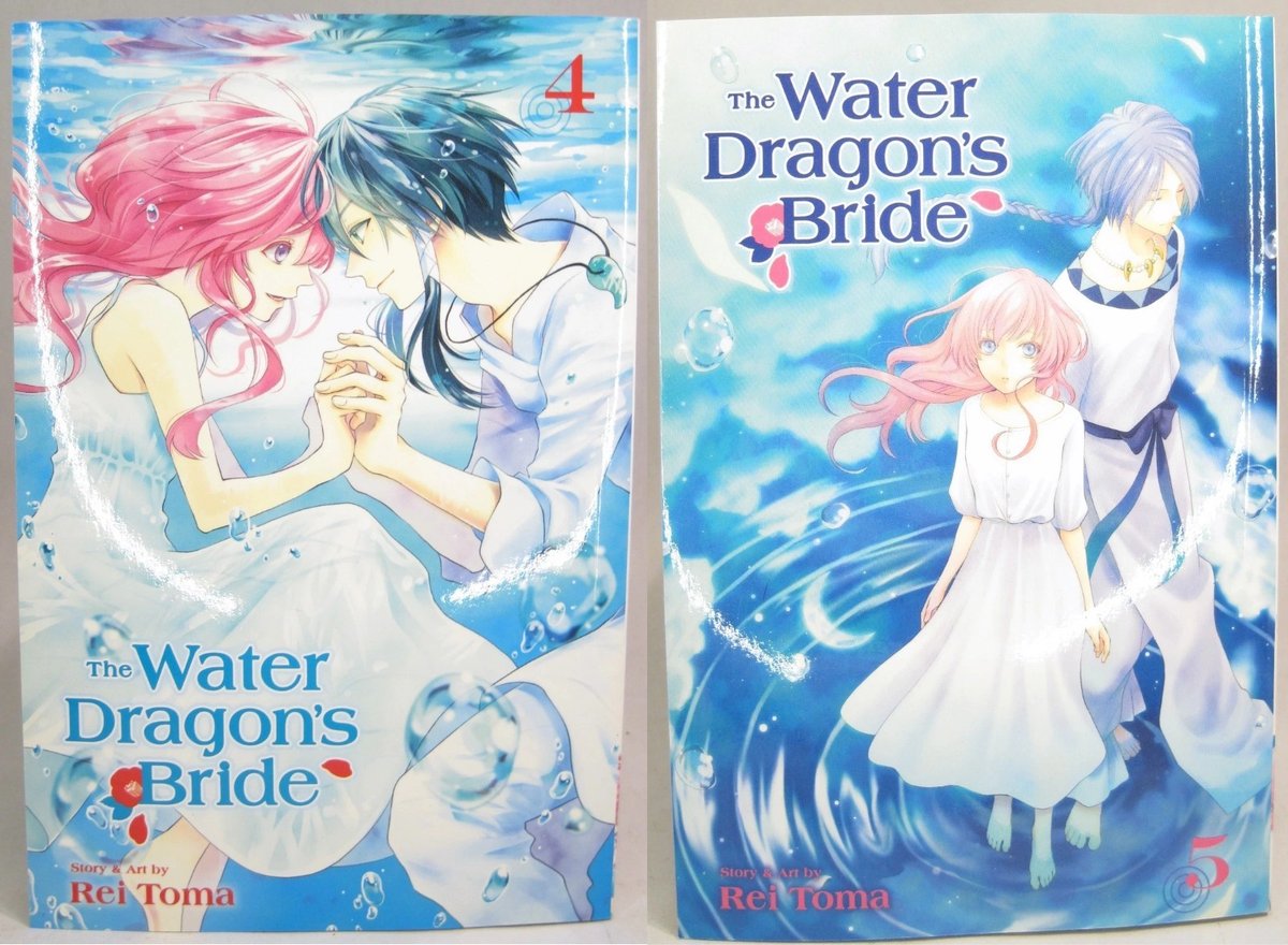 Shojo Beat Viz Media La sposa del drago d'acqua volume 4 e 5 manga inglese