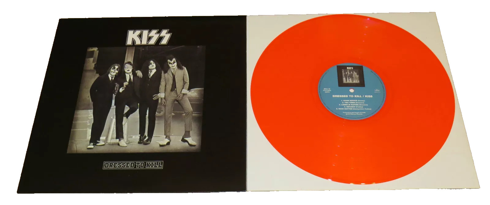 OFFICIAL MERCURY - KISS DRESSED TO KILL JAPANESE ORIGINALS COLORED VINYL LP 1998