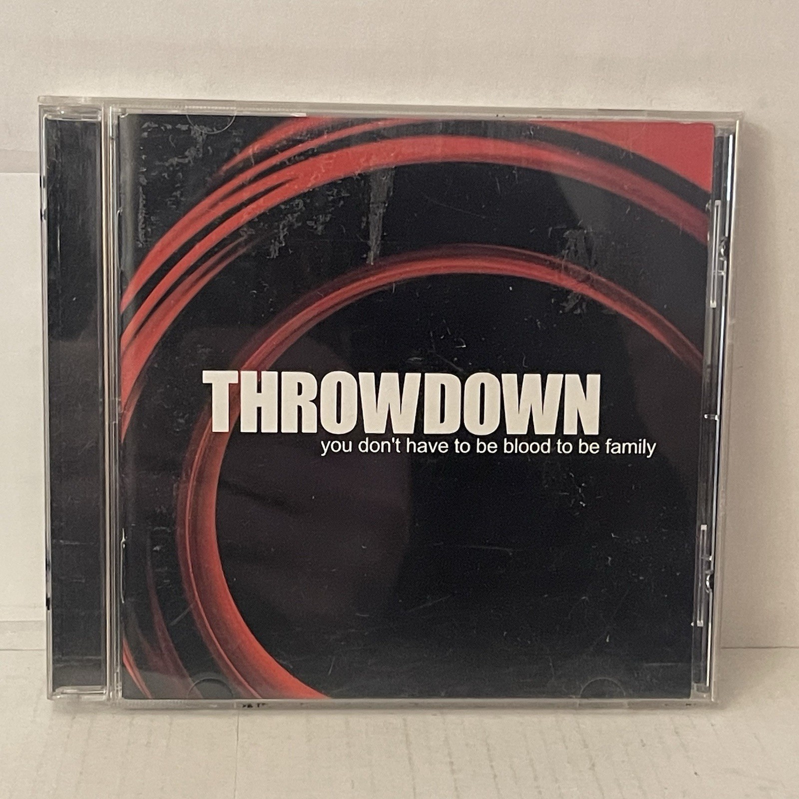 Throwdown You Dont Have To Be Blood To Be Family CD 2001 Indecision Records Hard