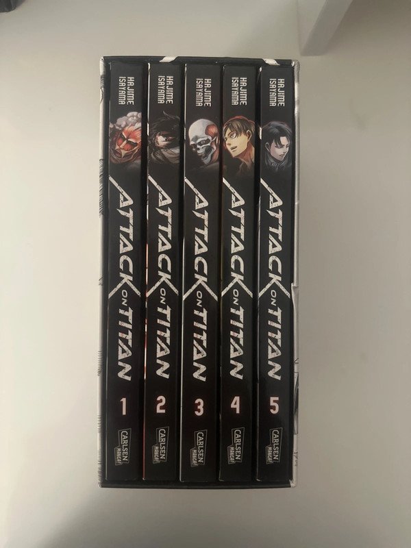 Attack on Titan Manga Schuber 1–5 | Deutsch | Hajime Isayama