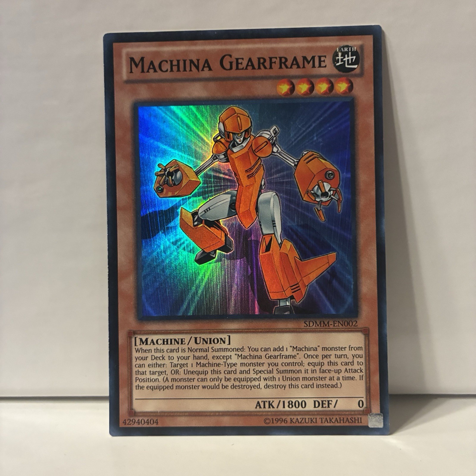 Konami Yu-Gi-Oh! Machina Gearframe SDMM-EN002 Machina Mayhem comune inglese 1°
