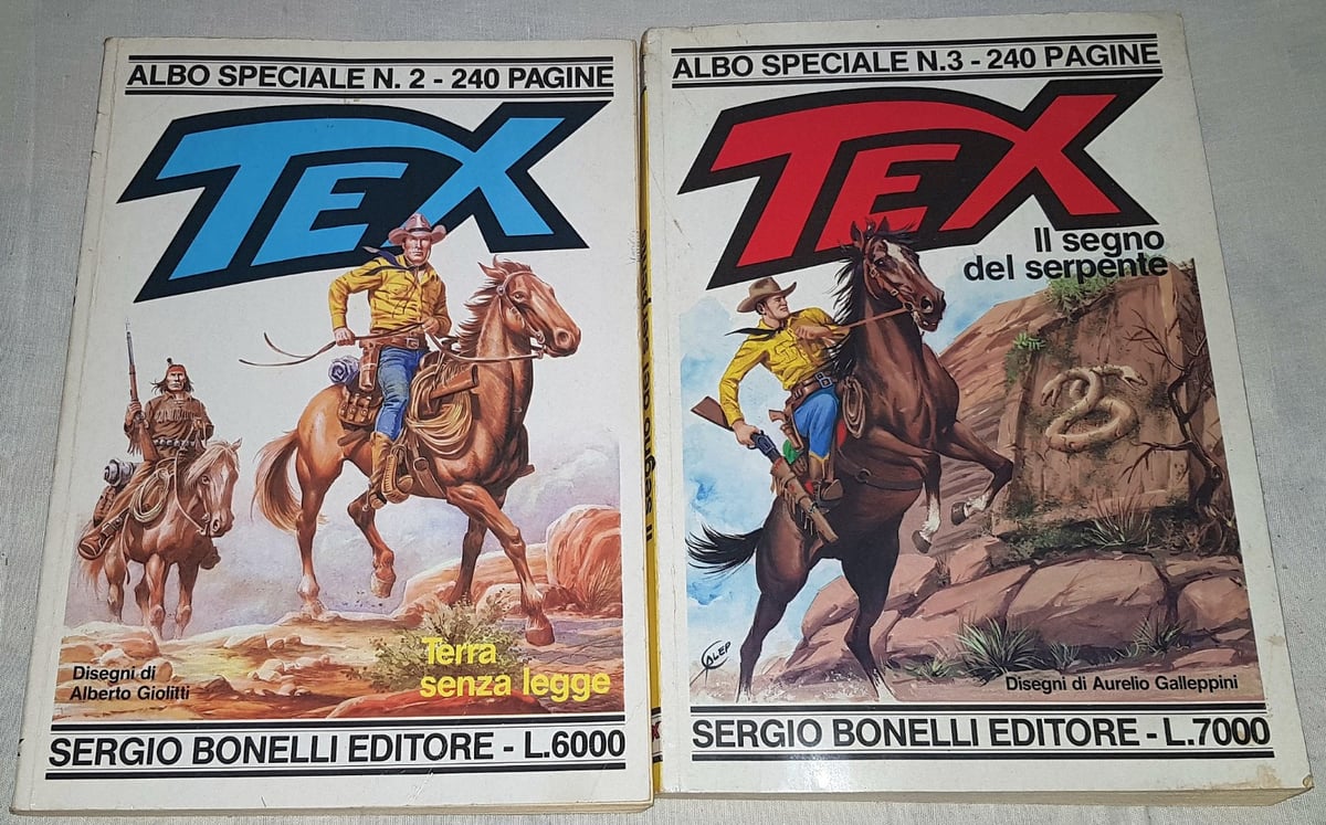 TEX ALBO SPECIALE n. 2 e 3 buoni