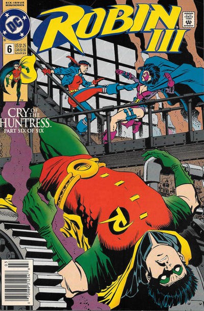 Robin III: Cry of the Huntress #6 (Newsstand) VG; DC | low grade - Chuck Dixon -