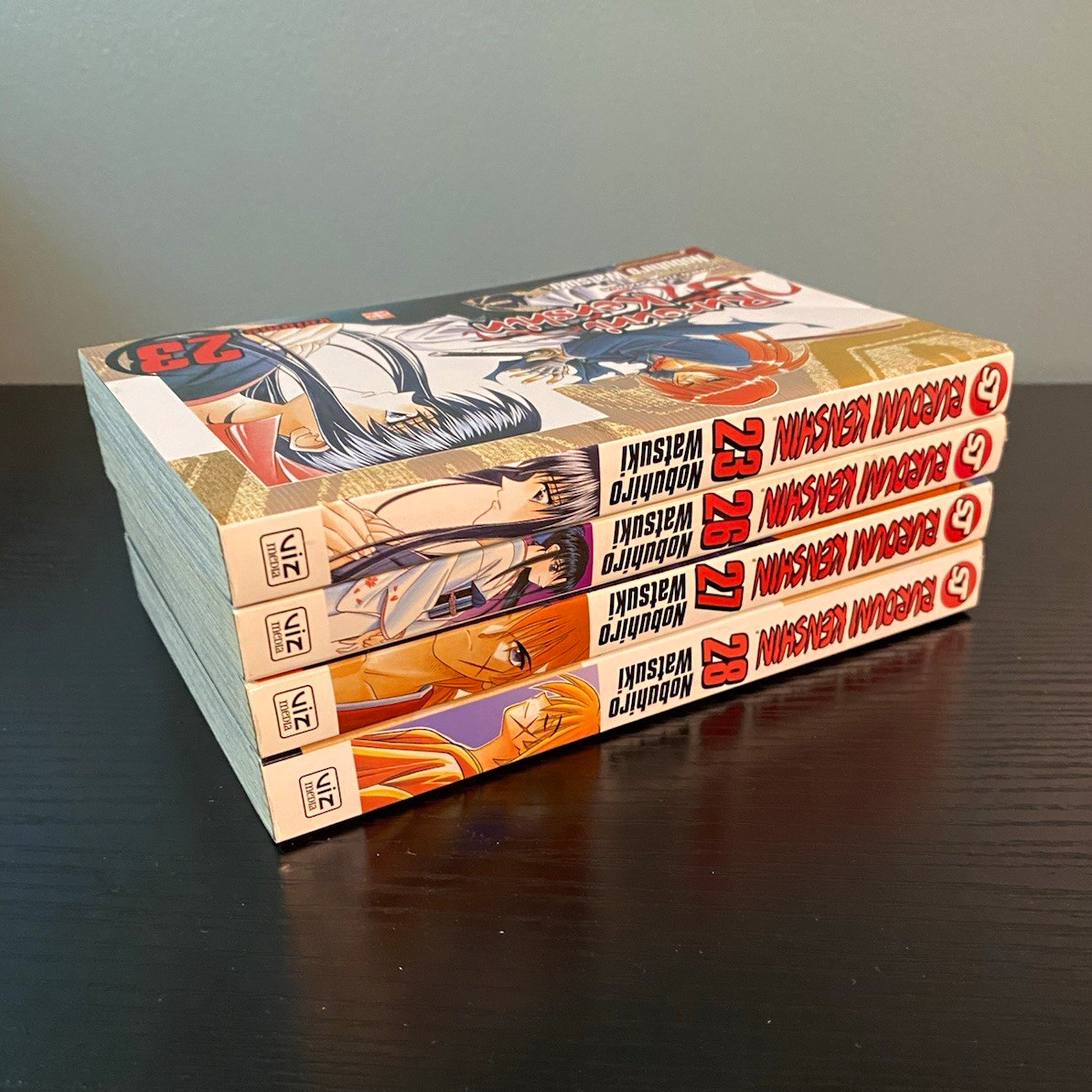 Rurouni Kenshin Manga Lotto Vol 23 26 27 28 VIZ Media Inglese Nobuhiro Watsuki