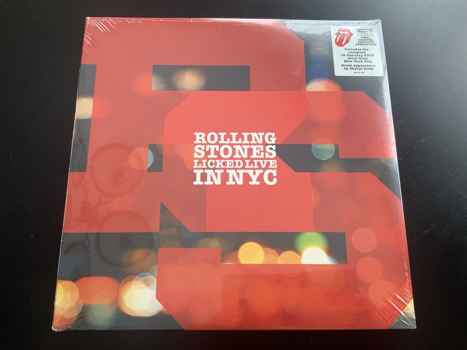 ROLLING STONES - Licked Live In NYC 180GM 3 LP White Vinyl Restored Remastered