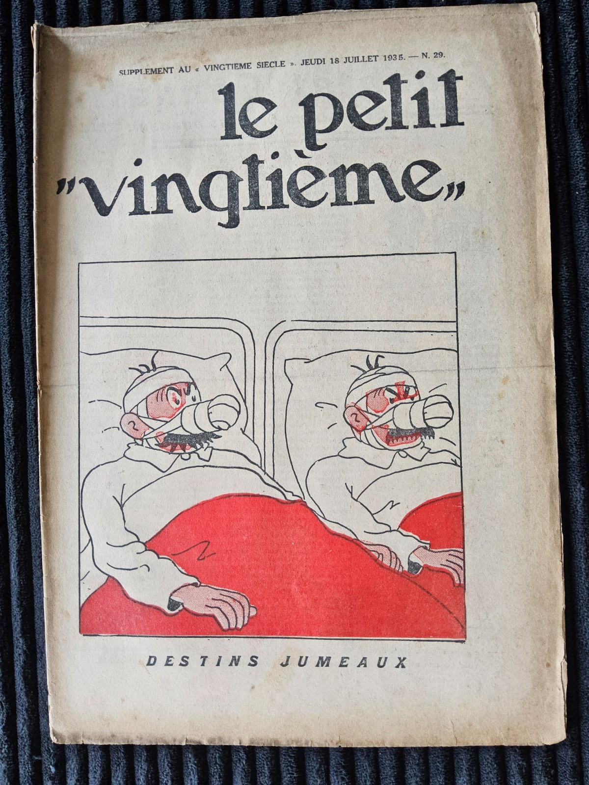 Tintin - Petit Vingtième - Numéro 29 de 1935