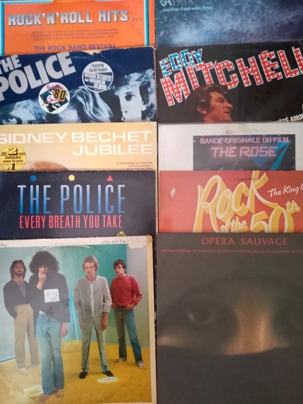 10 vinyles 33 tours