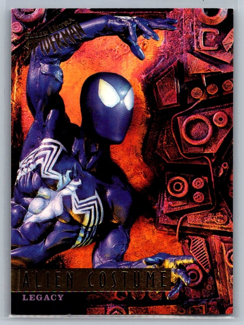 Costume alieno Fleer Ultra Spider-Man 1995 #82