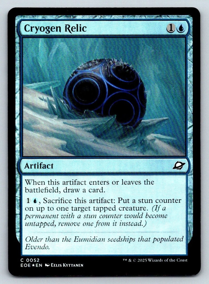 Cryogen Relic #52 Foil Edge of Eternities Magic: The Gathering MTG - NM