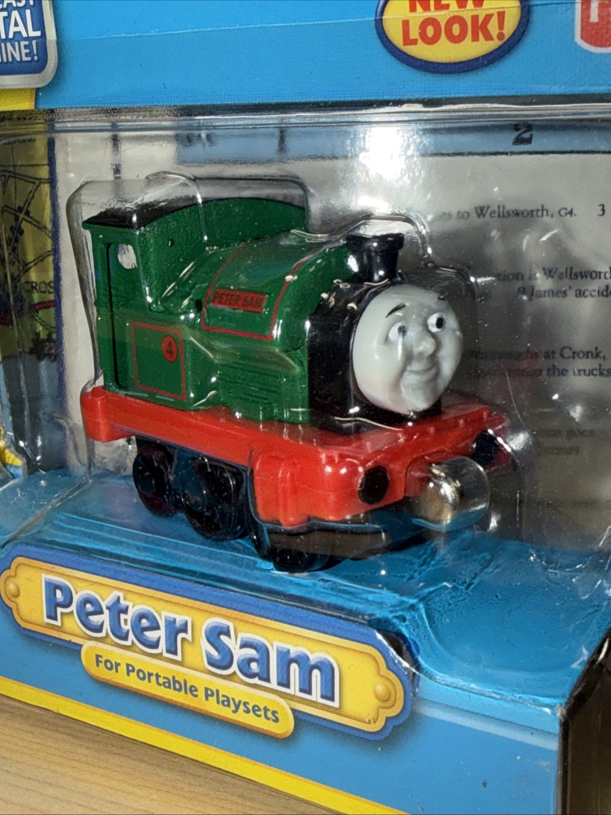 PETER SAM! THOMAS FRIENDS TRAIN TAKE Along n play Diecast 2011 NUOVO FISHER PRICE