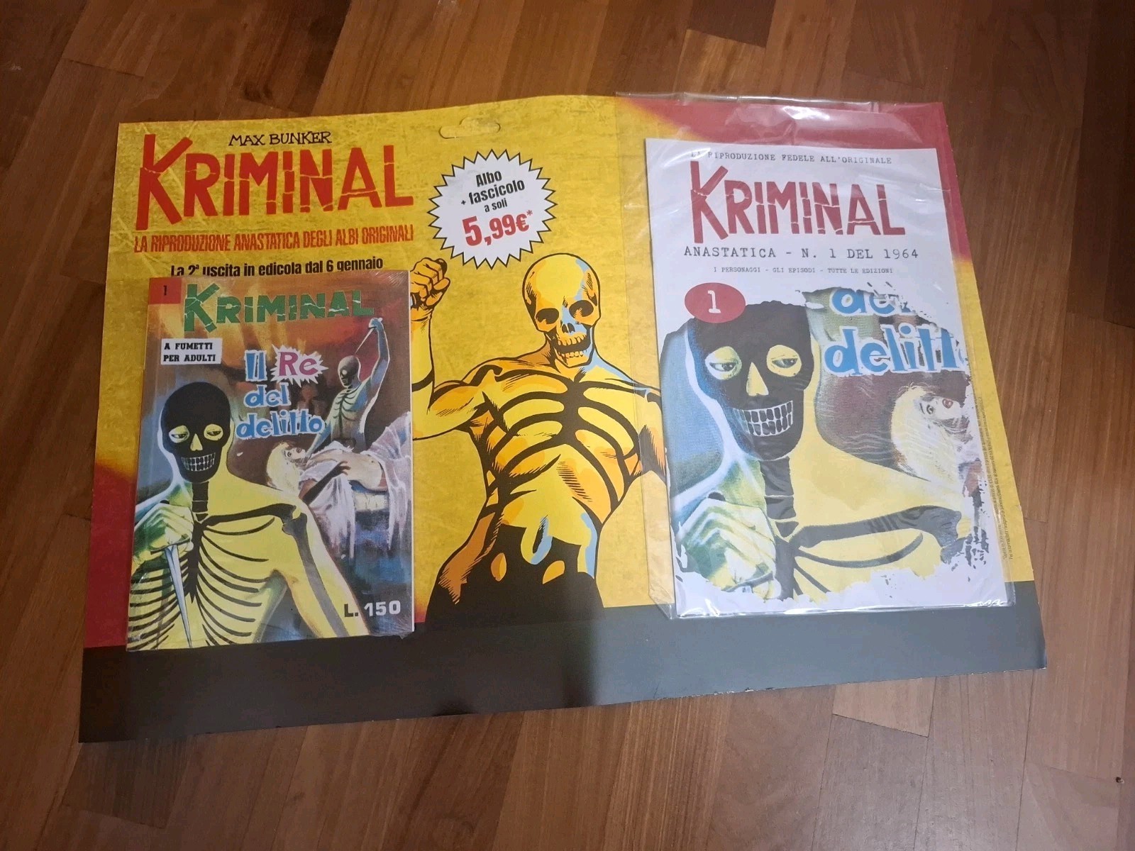Kriminal N 1-23 Anastatica Completa Nuovi Imbustati Magnus Bunker Rari edicola
