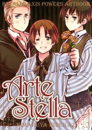 Hetalia Axis Powers ARTE STELLA ART Illust Book Completo Trump P... modulo libro JP