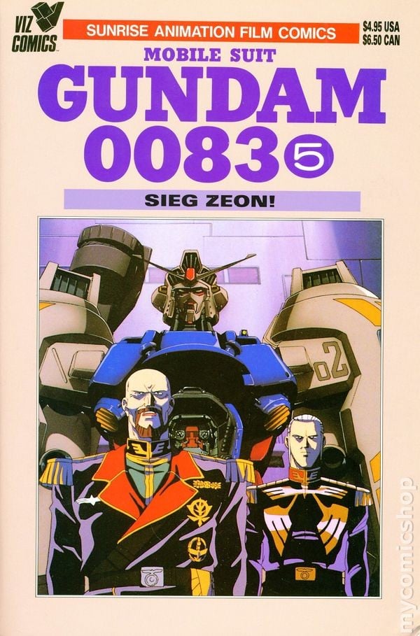 Mobile Suit Gundam 0083 #5 FN 1994 Immagine Stock