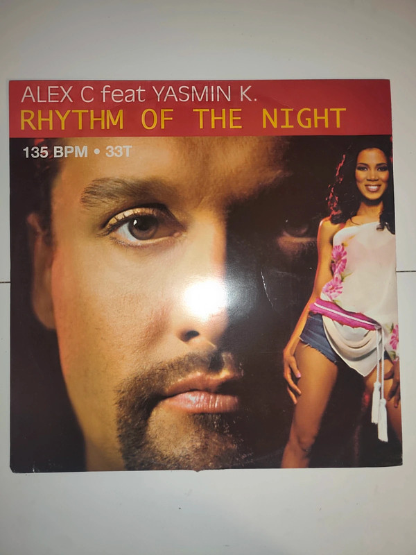 Alex C feat. Yasmin K. "Rhythm of the night" Disque vinyle 12"