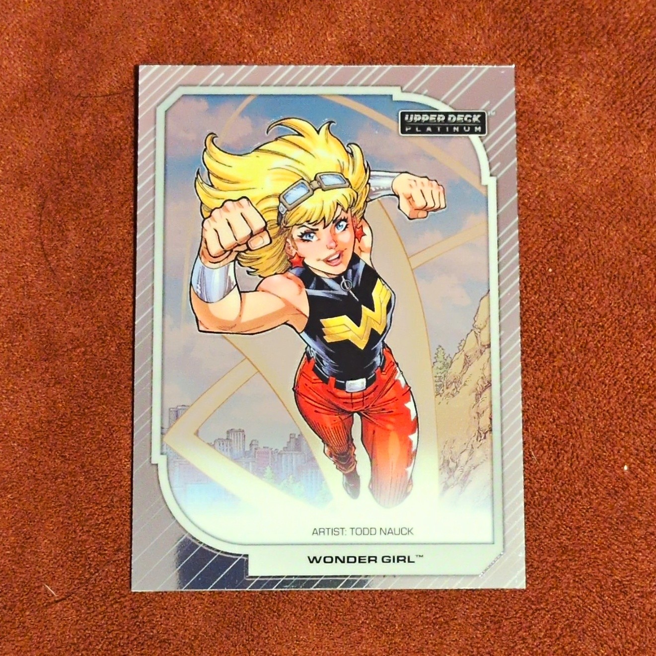 Upper Deck Platinum DC Wonder Girl #22 Base Set Todd Nauck 2016