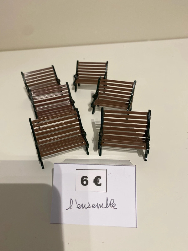 Lot de 6 bancs LEMAX-50%