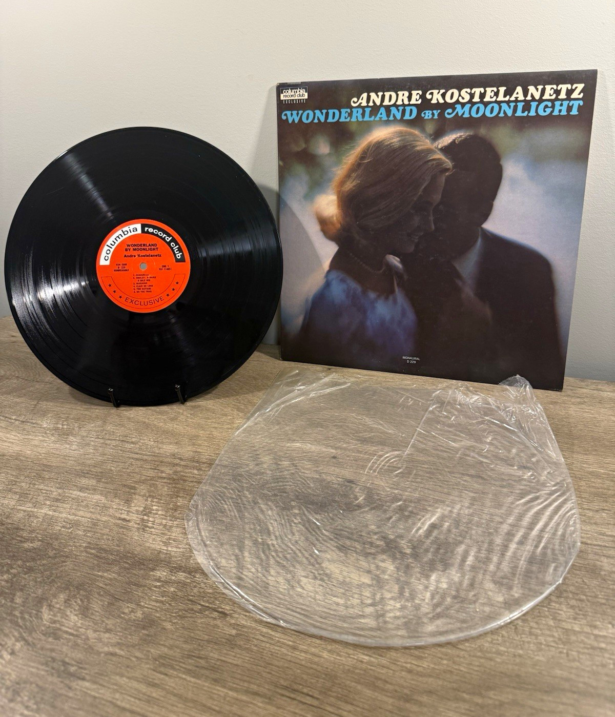 Andre Kostelanetz - Wonderland by Moonlight 12" Black Vinyl LP Mono 1966
