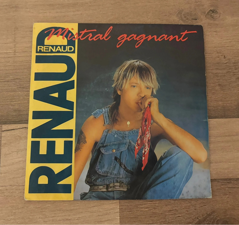 Disque Vinyle / SP / 45 Tours - Renaud : Mistral Gagnant