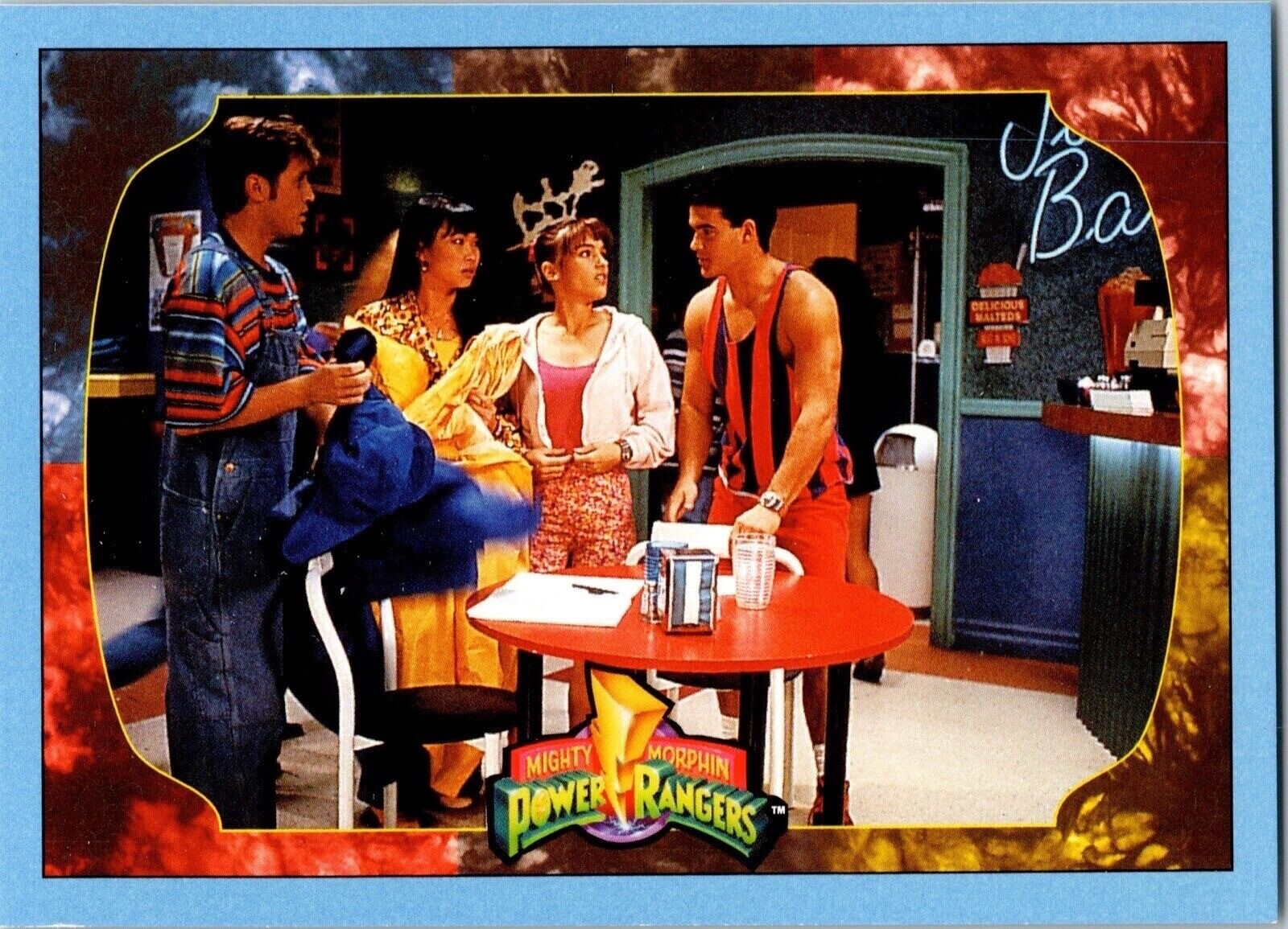2007 Series 2 Surprise Party 123 Might Morphin Power Ranger Trading Card