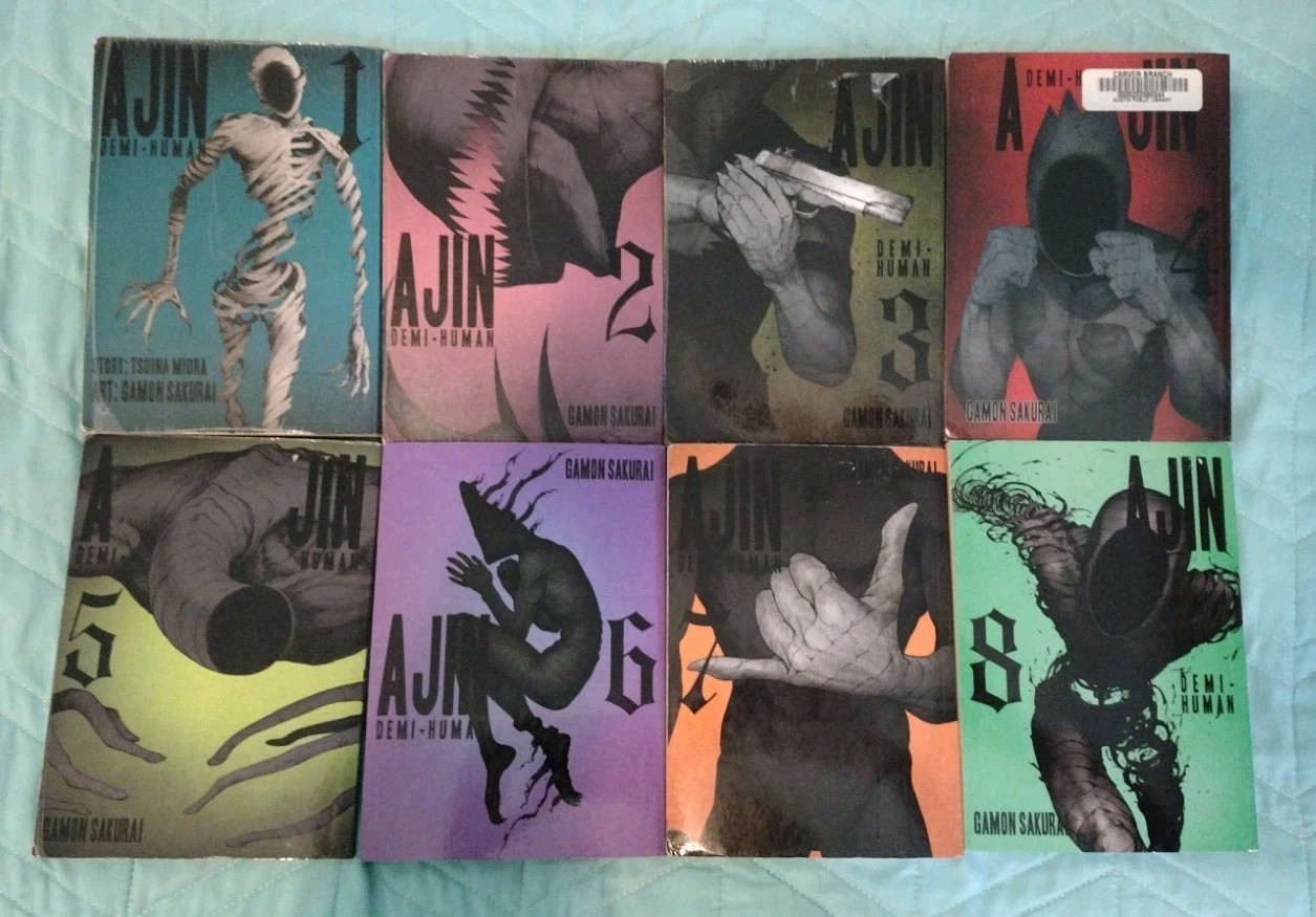 Lotto Manga Ajin Ajin Demi-Human Sakurai - Inglese - Volumi 1-8