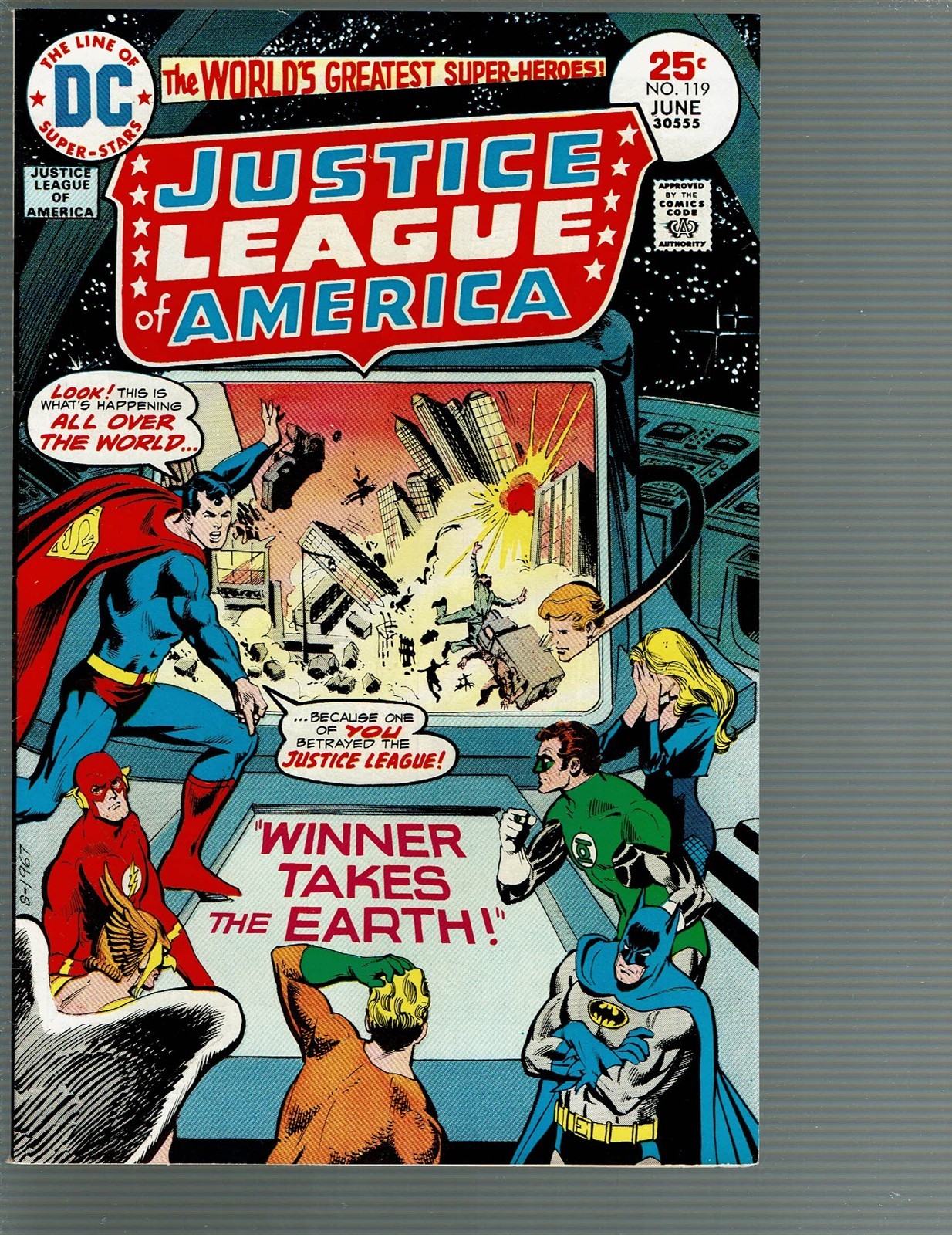 Justice League of America 119 The Earth-Masters Final ottime condizioni/nm