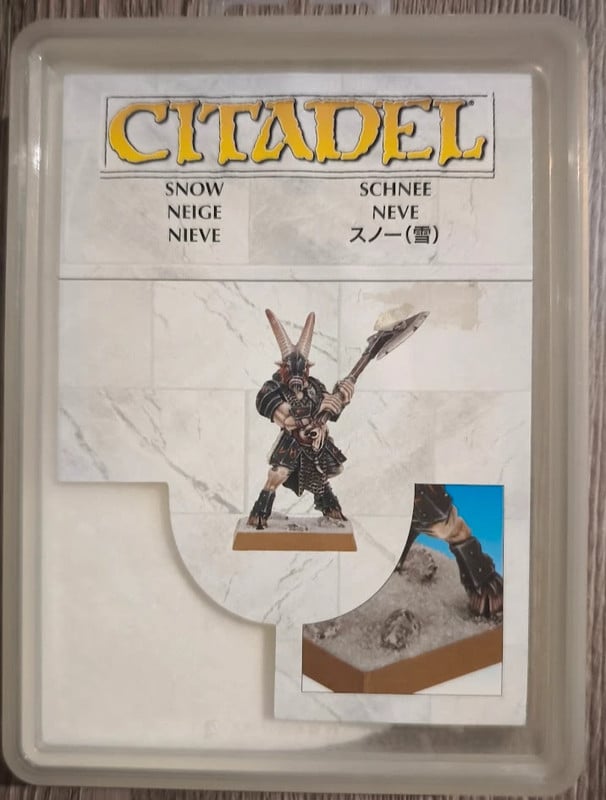Games Workshop Citadel Snow Flocage Neige Décor Soclage Neuf Scellé
