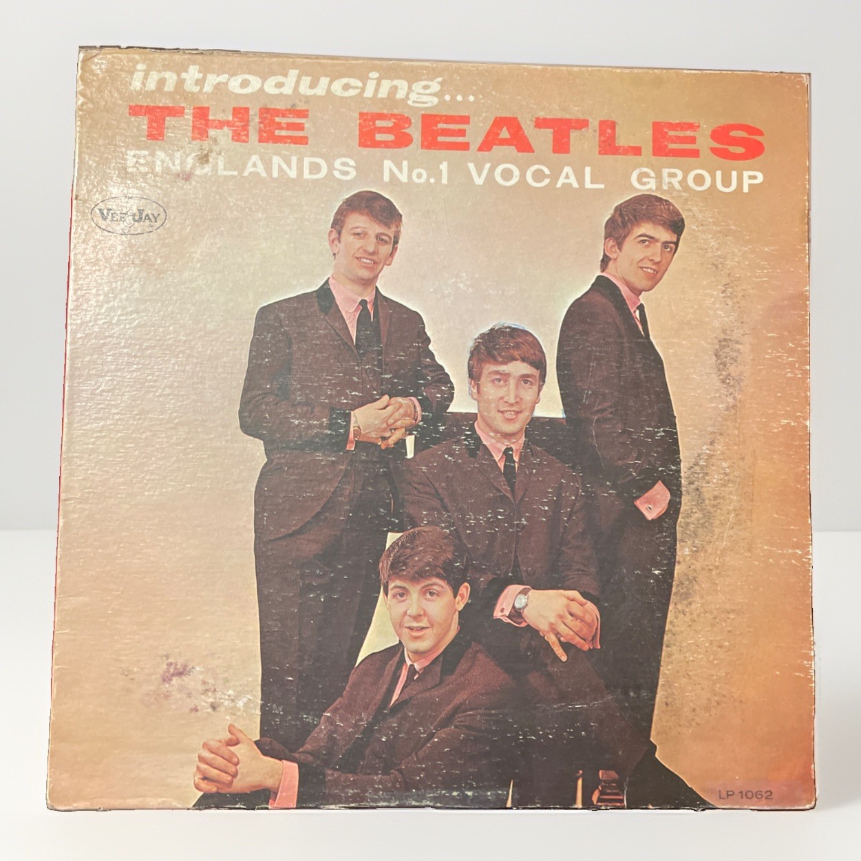THE BEATLES ~ INTRODUCING THE BEATLES 1964 VEE-JAY RECORDS (LP 1062)/BRACKETS VJ