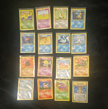 carte pokemon vintage lotto di 16 condizioni variabili