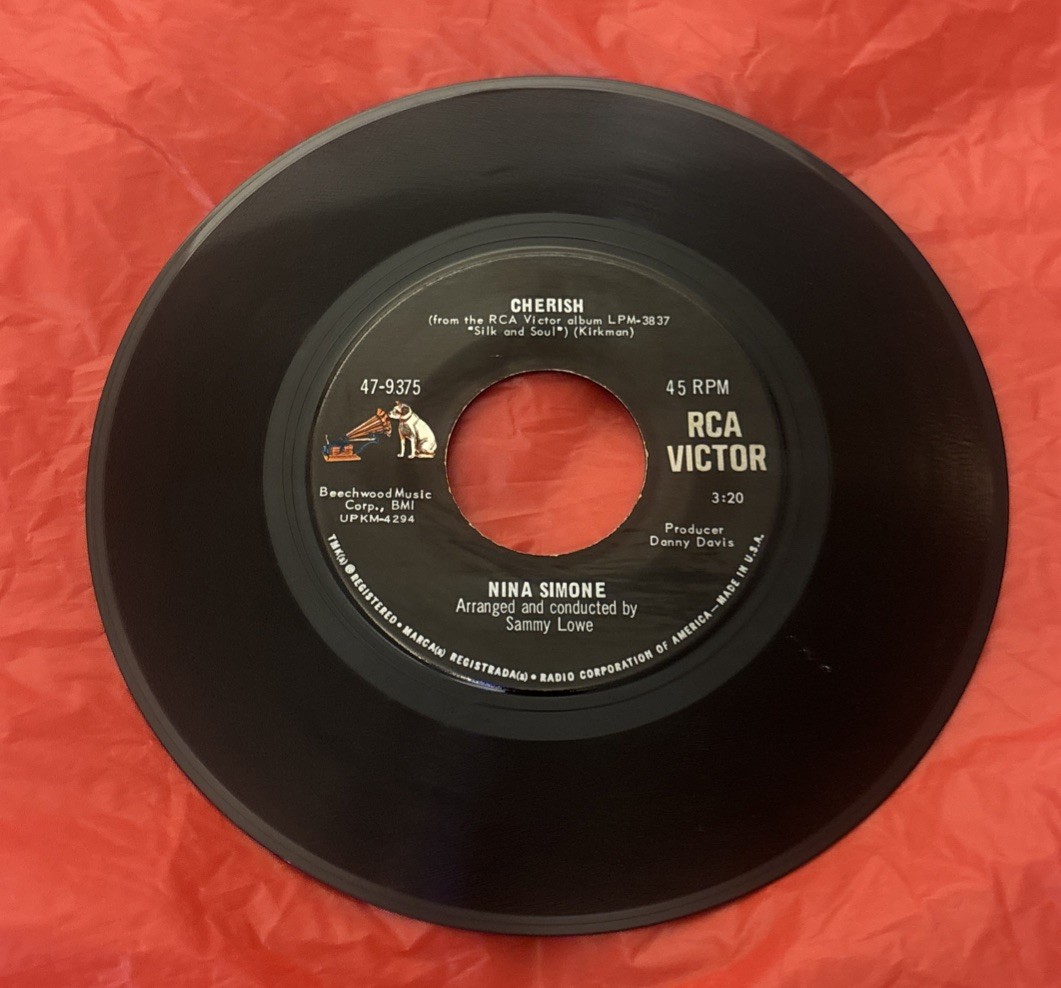 Nina Simone - I Wish I Knew How It Would Feel To Be Free/Cherish 45 RCA Victor