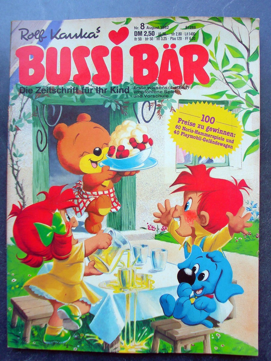 Orso Bussi 8/1982 - come nuovo, mai letto, con foglio artigianale