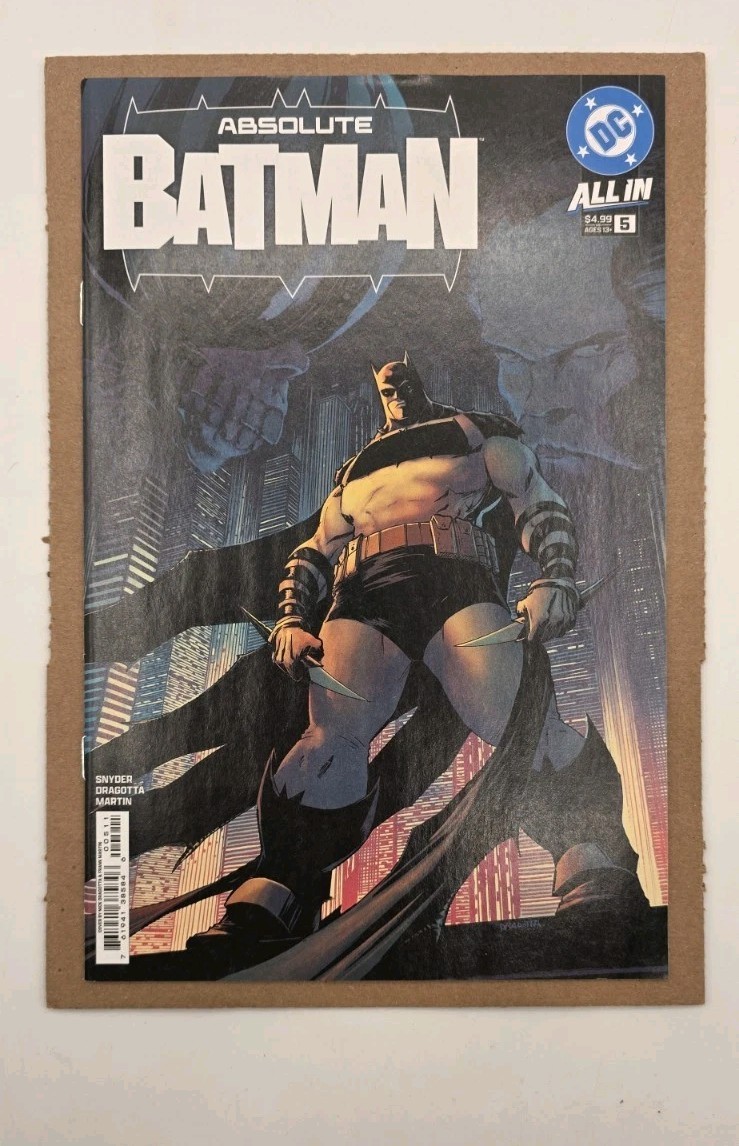 Absolute Batman #5 copertina variante A prima stampa Snyder Dragotta DC Comics