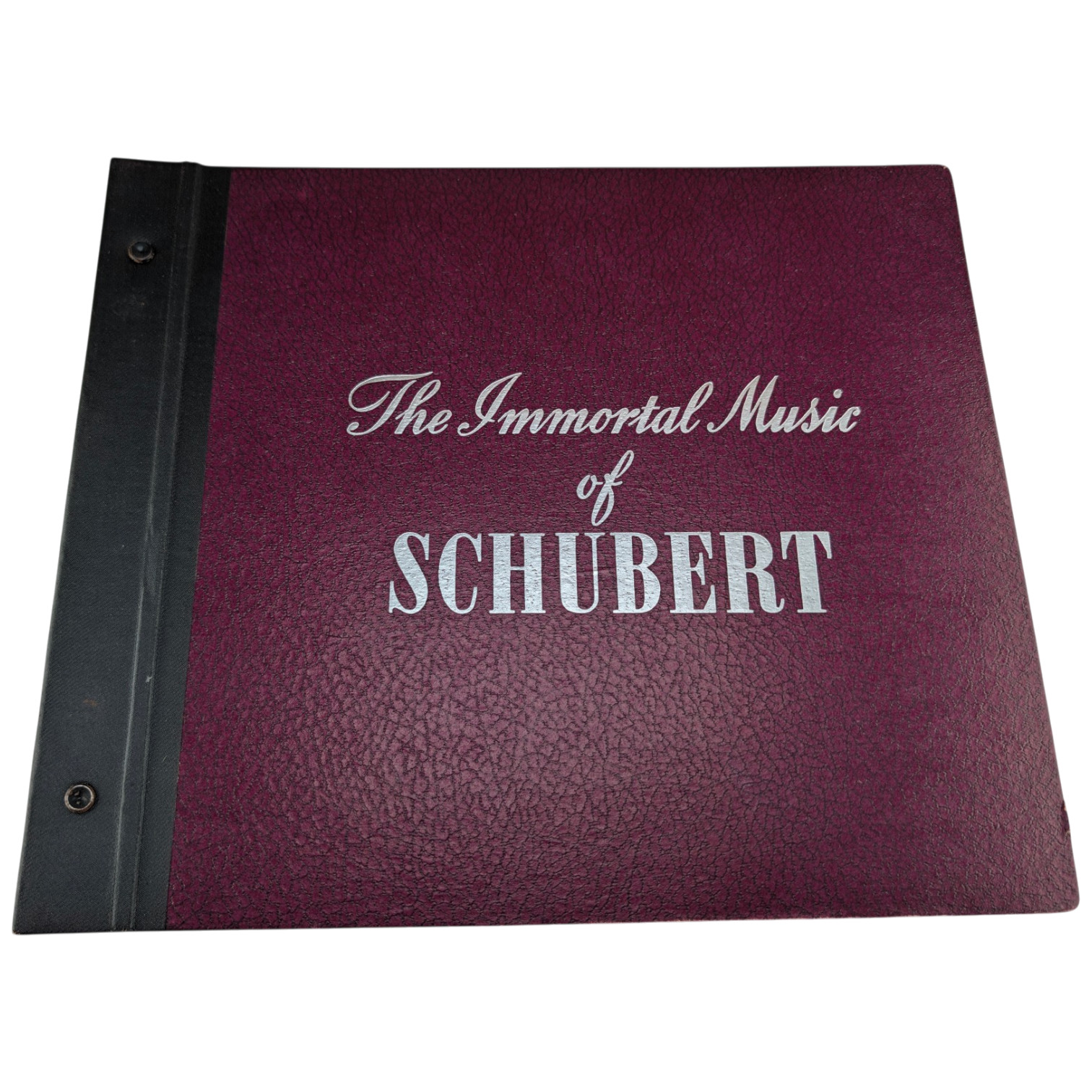The Immortal Music of Schubert 3 Record 10 Inch 78 RPM Album Music Appreciation