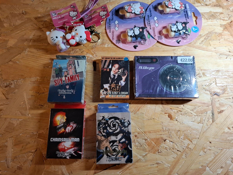 Kpop Crunchyroll Jujutsu Kaisen Soy Ink Tatsuki Fujimoto Hello Kitty 9x Set Merc neu