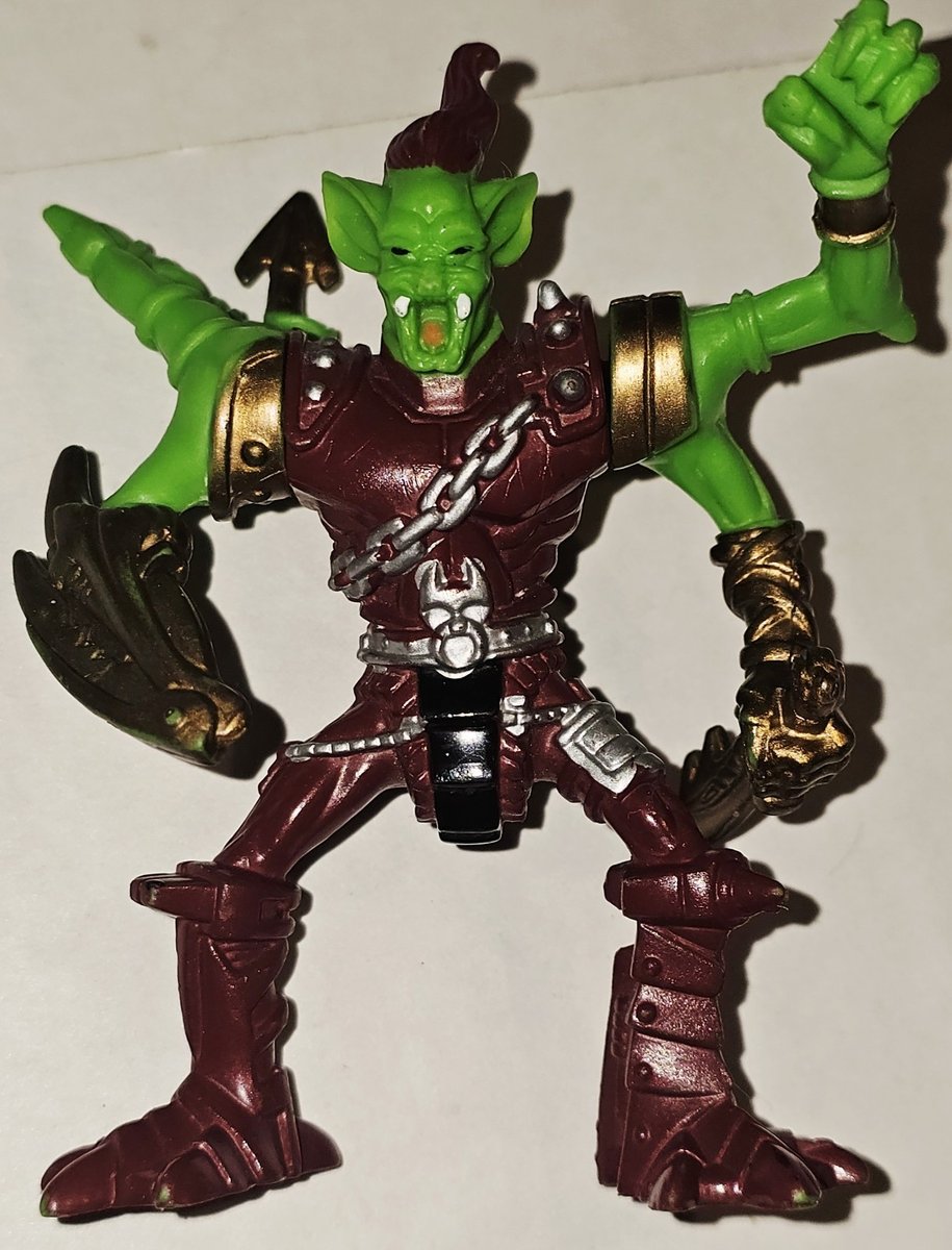 Modellino Chap Mei Dragon Force Goblin Warrior giocattolo plastica nero oro