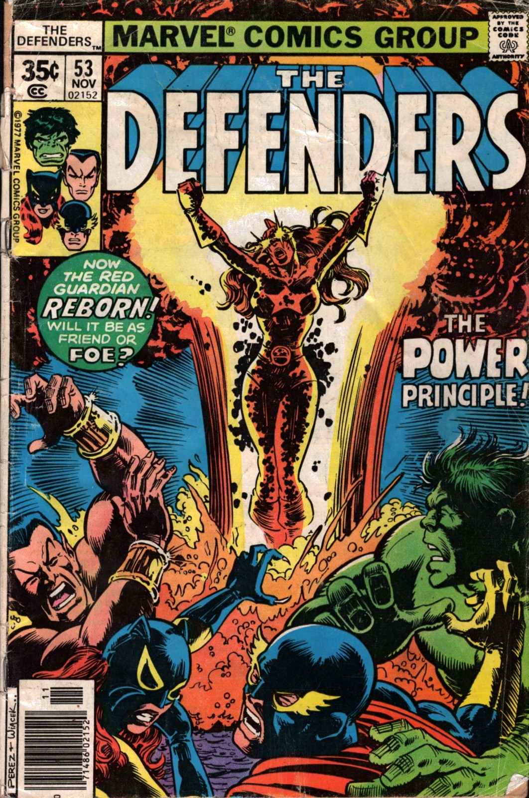 52554: MARVEL THE DEFENDERS #53 Grado G