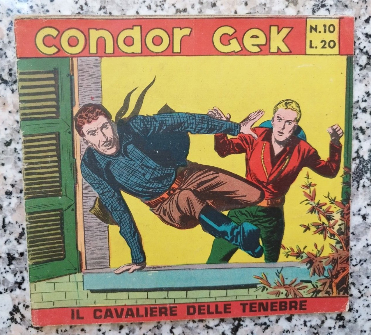 bp45 fumetto condor gek il cavaliere delle tenebre n10