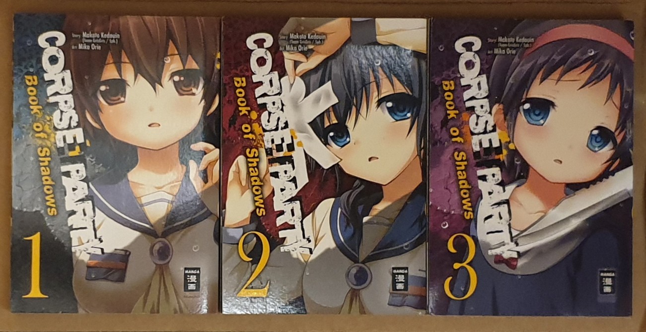 Corpse party book of shadows 1-3 manga completo in italiano
