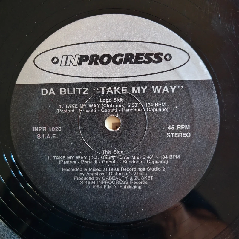 Da Blitz - Take My Way (12")