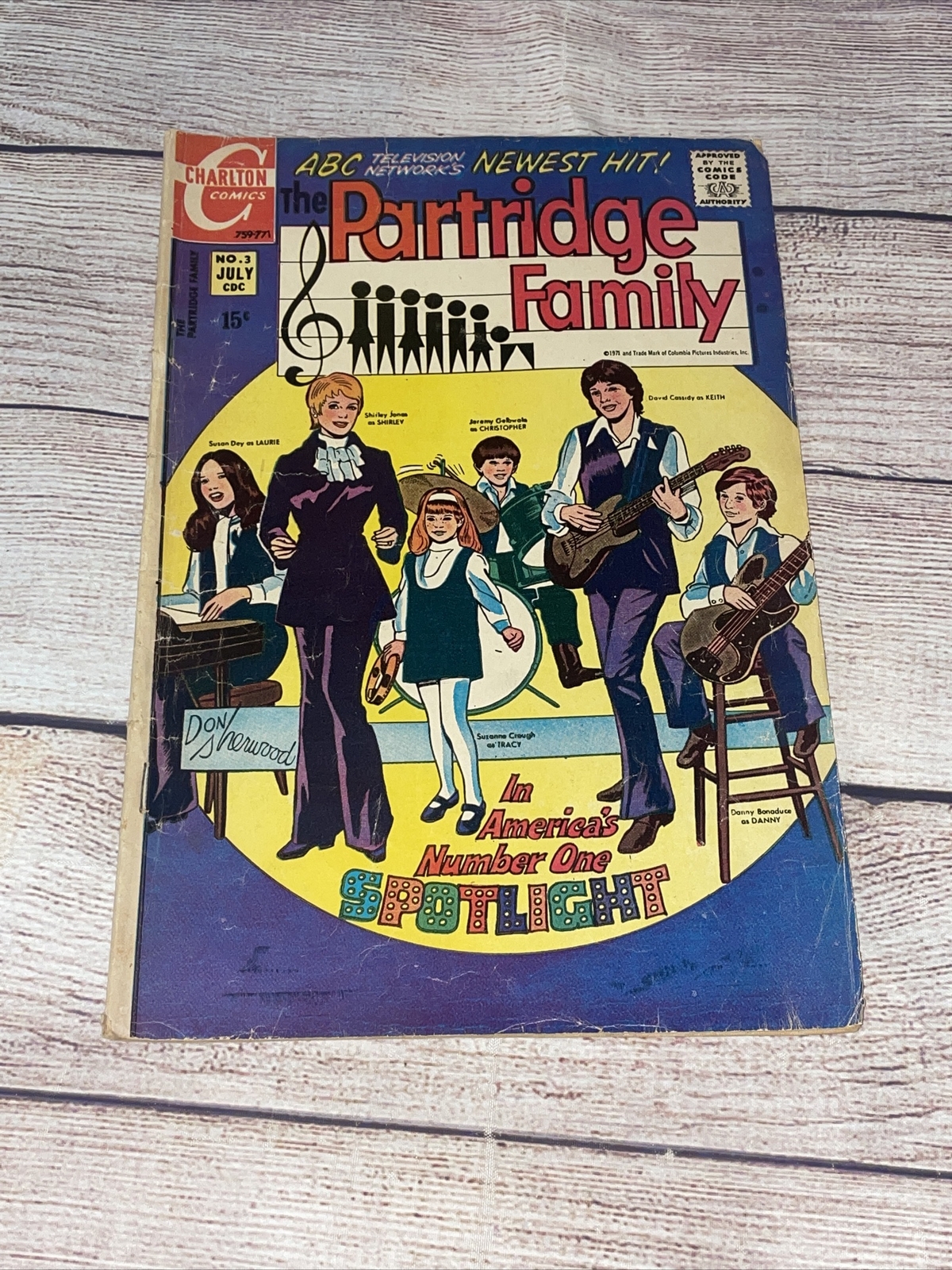 Fumetto Famiglia Partridge n.3 luglio 1971 Charlton Comics