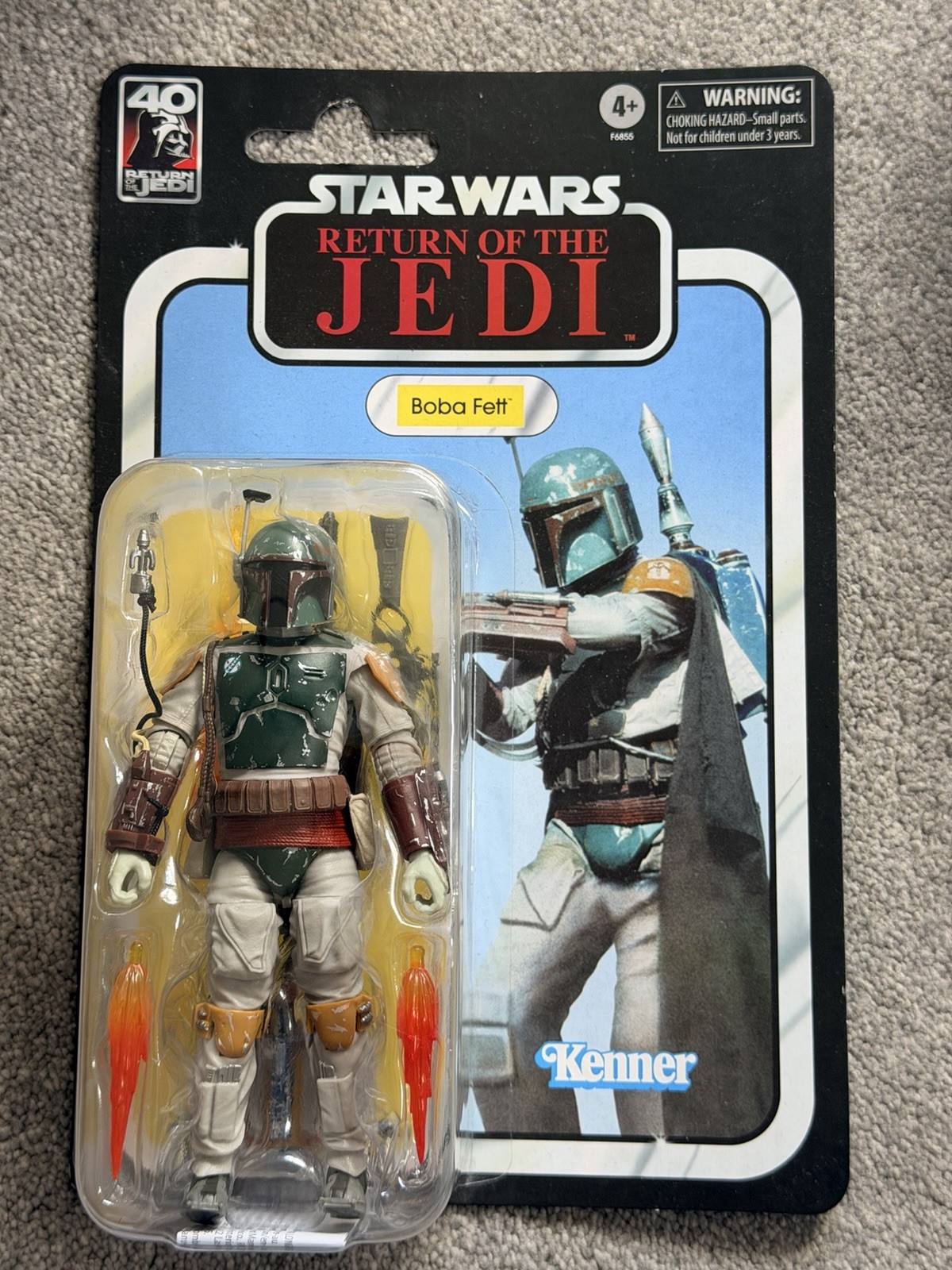 Star Wars The Black Series 40th Anniversary Return of the Jedi Boba Fett Deluxe