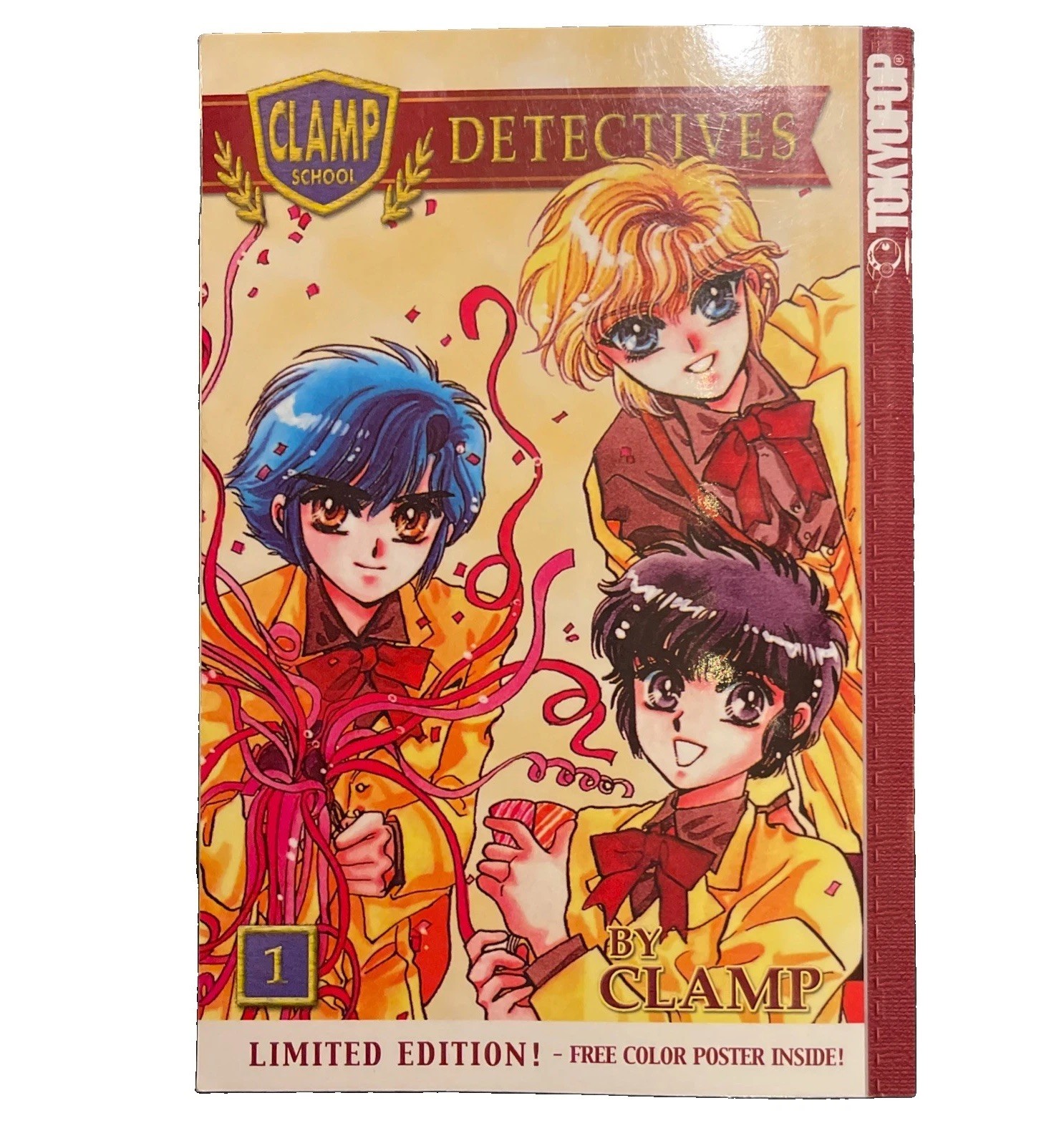 Morsetto Scuola Detective Vol 1 MANGA Include Poster Pieghevole a Colori Inglese
