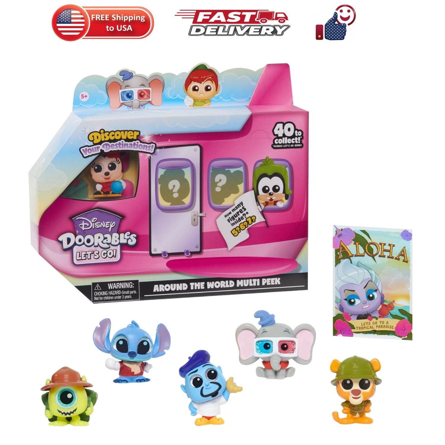 Doorables Let's Go Blind Bag Collectible Figures Series 1, Officially License...